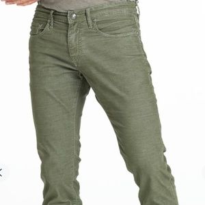 Men's Stitch's light green corduroy pant